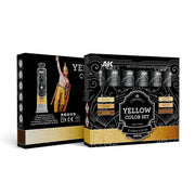 AK Interactive Artist Dense Acrylic Yellow Color Set