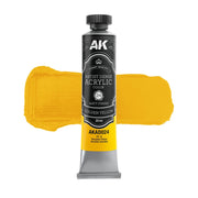 AK Interactive Artist Dense Acrylic Yellow Color Set