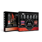 AK Interactive Artist Dense Acrylic Red Color Set