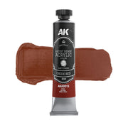 AK Interactive Artist Dense Acrylic Red Color Set