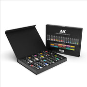 AK Interactive Artist Dense Acrylic Deluxe Edition Box 18 New Colors Expansion