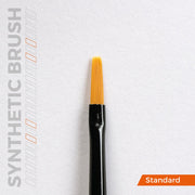 AK Interactive AKB001 Flat 1 Synthetic Paint Brush