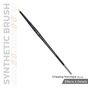 AK Interactive Synthetic Brush Chipping Technique (Round)