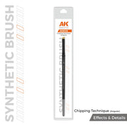 AK Interactive Synthetic Brush Chipping Technique (Angular)