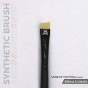 AK Interactive Synthetic Brush Chipping Technique (Angular)
