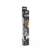 AK Interactive AKB102 Tabletop Brush Set (3pce)