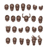AK Interactive BIT0009 Basing Bits Skulls 72
