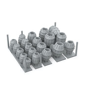 AK Interactive BIT0011 Basing Bits Wood Barrels 32