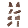 AK Interactive Basing Bits Concrete Ruins