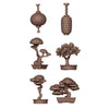 AK Interactive Basing Bits Japanese Lamps & Bonsai