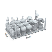 AK Interactive Basing Bits Japanese Lamps & Bonsai
