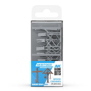 AK Interactive Basing Bits Wood Crosses