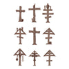 AK Interactive Basing Bits Wood Crosses