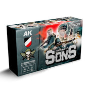 AK Interactive FS0020 Fortunate Sons Panzergrenadier Division 10 Miniatures 30mm