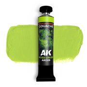 AK Interactive AKG08 Acrylic Weathering Gouache Moss Green Paint 20ml