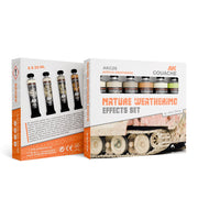 AK Interactive AKG25 Acrylic Weathering Gouache Nature Weathering Effects Set
