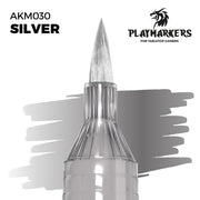 AK Interactive AKM030 Acrylic PlayMarker Silver