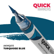 AK Interactive MQ013 Quick Marker Turquoise Blue