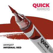 AK Interactive MQ017 Quick Marker Infernal Red
