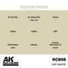AK Interactive RC808 Real Colors Off White 17ml Lacquer Paint