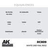 AK Interactive RC809 Real Colors White Grey RAL 9002 17ml Lacquer Paint