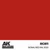 AK Interactive RC811 Real Colors Signal Red RAL 3020 17ml Lacquer Paint
