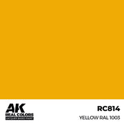 AK Interactive RC814 Real Colors Yellow RAL 1003 17ml Lacquer Paint