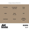 AK Interactive RC815 Real Colors Buff 17ml Lacquer Paint