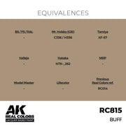 AK Interactive RC815 Real Colors Buff 17ml Lacquer Paint