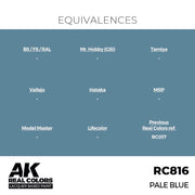 AK Interactive RC816 Real Colors Pale Blue 17ml Lacquer Paint