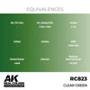 AK Interactive RC823 Real Colors Clear Green 17ml Lacquer Paint