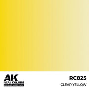 AK Interactive RC825 Real Colors Clear Yellow 17ml Lacquer Paint