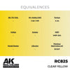 AK Interactive RC825 Real Colors Clear Yellow 17ml Lacquer Paint