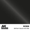 AK Interactive RC828 Real Colors British F1 Black 1972-1986 17ml Lacquer Paint