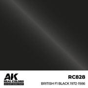 AK Interactive RC828 Real Colors British F1 Black 1972-1986 17ml Lacquer Paint