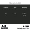 AK Interactive RC829 Real Colors Carbon Fibre Grey 17ml Lacquer Paint