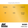 AK Interactive RC831 Real Colors Fork Gold 17ml Lacquer Paint