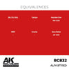 AK Interactive RC832 Real Colors Alfa BT Red 17ml Lacquer Paint