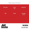 AK Interactive RC835 Real Colors Italian Red 17ml Lacquer Paint