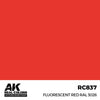 AK Interactive RC837 Real Colors Fluorescent Red RAL 3026 17ml Lacquer Paint