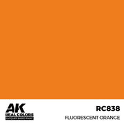 AK Interactive RC838 Real Colors Fluorescent Orange 17ml Lacquer Paint