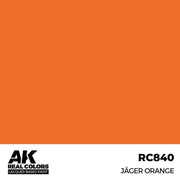 AK Interactive RC840 Real Colors Jager Orange 17ml Lacquer Paint