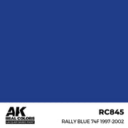 AK Interactive RC845 Real Colors Rally Blue 74F 1997-2002 17ml Lacquer Paint