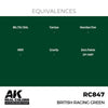 AK Interactive RC847 Real Colors British Racing Green 17ml Lacquer Paint