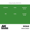 AK Interactive RC849 Real Colors Ninja Green 17ml Lacquer Paint