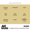 AK Interactive RC851 Real Colors Elfenbein-Ivory RAL 1001 Interior Color 17ml Lacquer Paint