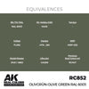 AK Interactive RC852 Real Colors Olivgrun-Olive Green RAL 6003 17ml Lacquer Paint