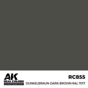 AK Interactive RC855 Real Colors Dunkelbraun-Dark Brown RAL 7017 17ml Lacquer Paint