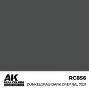AK Interactive RC856 Real Colors Dunkelgrau-Dark Grey RAL 7021 17ml Lacquer Paint