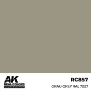 AK Interactive RC857 Real Colors Grau-Grey RAL 7027 17ml Lacquer Paint
